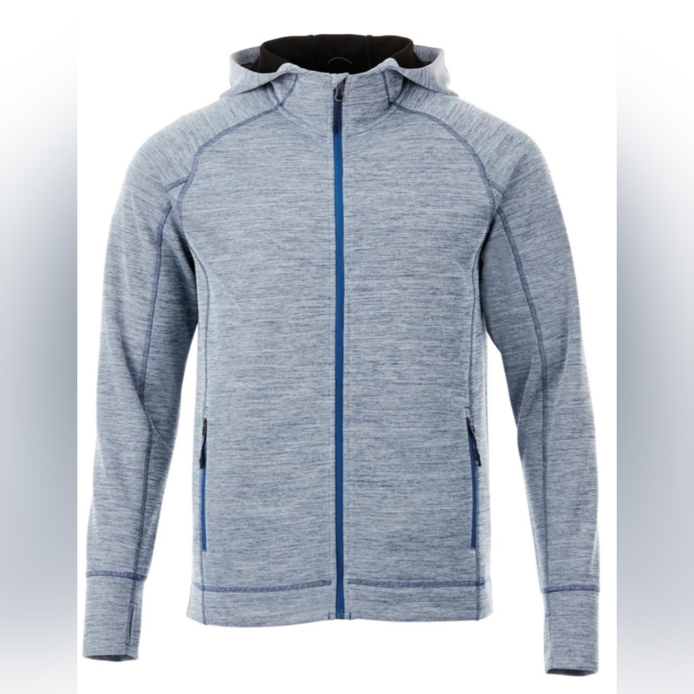NWT Heather blue Zip-Up Hoodie - Men's size 2XL